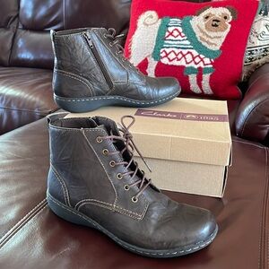 Clark’s Fianna Holly Leather Boots